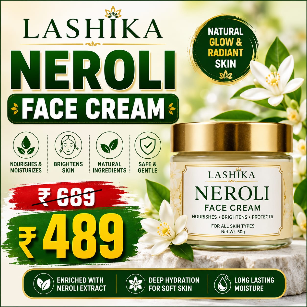 LASHIKA Neroli Face Cream LASHIKA Neroli Face Cream